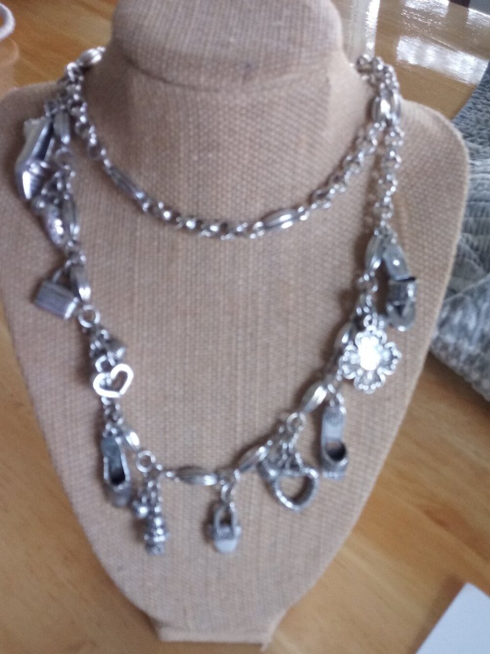 Brighton Shoe, Bag, Heart Charm Necklace